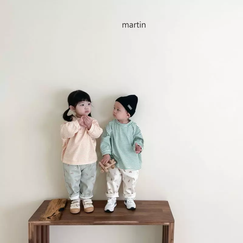 Martin - Korean Children Fashion - #Kfashion4kids - Stripes Tee - 2