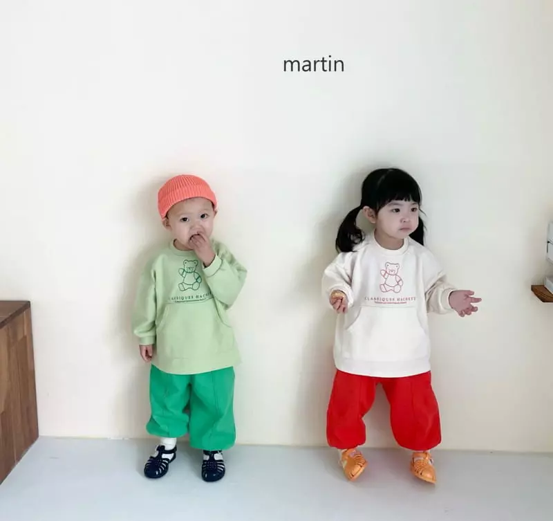 Martin - Korean Children Fashion - #discoveringself - Kangaroo Pocket Tee - 2