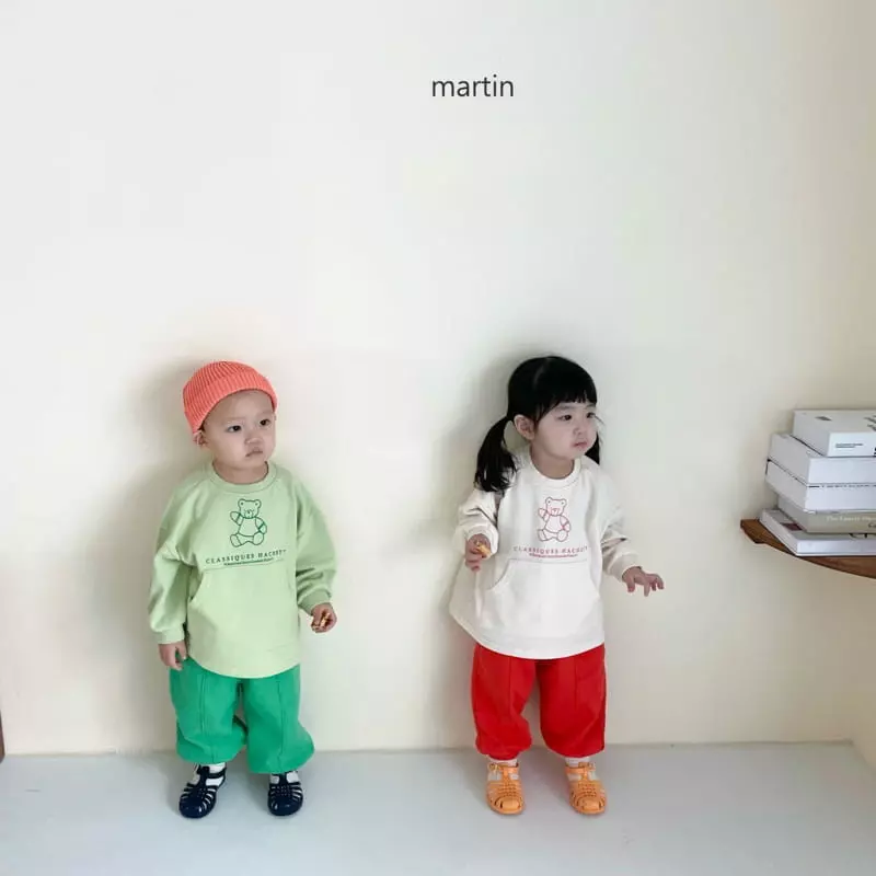 Martin - Korean Children Fashion - #fashionkids - Kangaroo Pocket Tee - 3