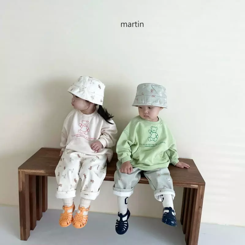 Martin - Korean Children Fashion - #kidsstore - Kangaroo Pocket Tee - 5