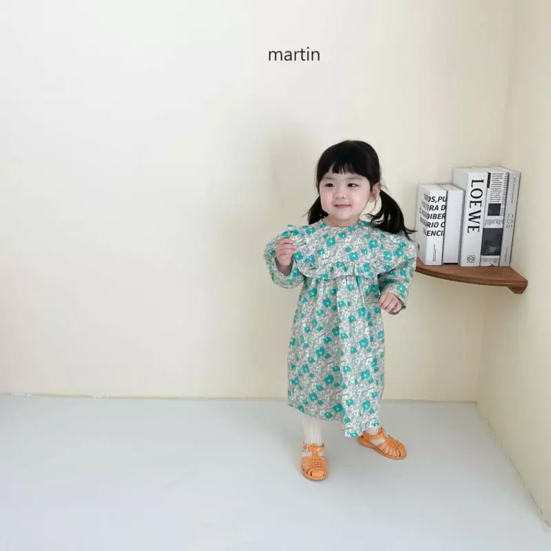 Martin - Korean Children Fashion - #littlefashionista - Flower Puff One-piece - 2