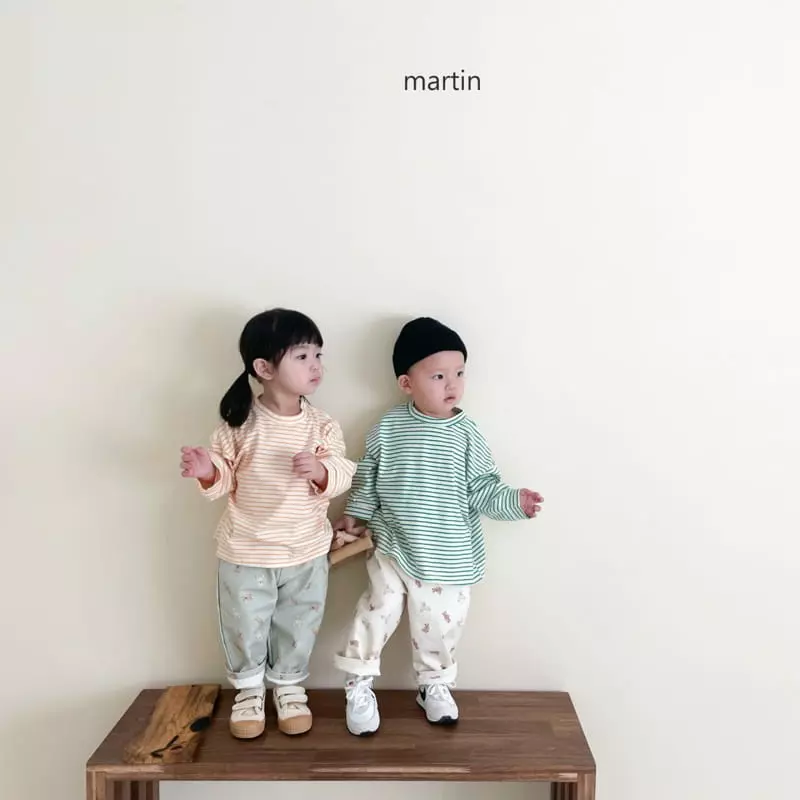Martin - Korean Children Fashion - #littlefashionista - Stripes Tee - 3