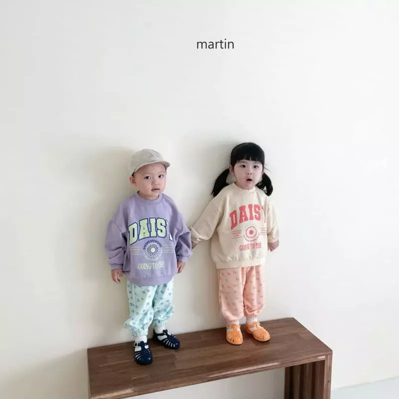 Martin - Korean Children Fashion - #magicofchildhood - Daisy Towel Jogger Pants - 5