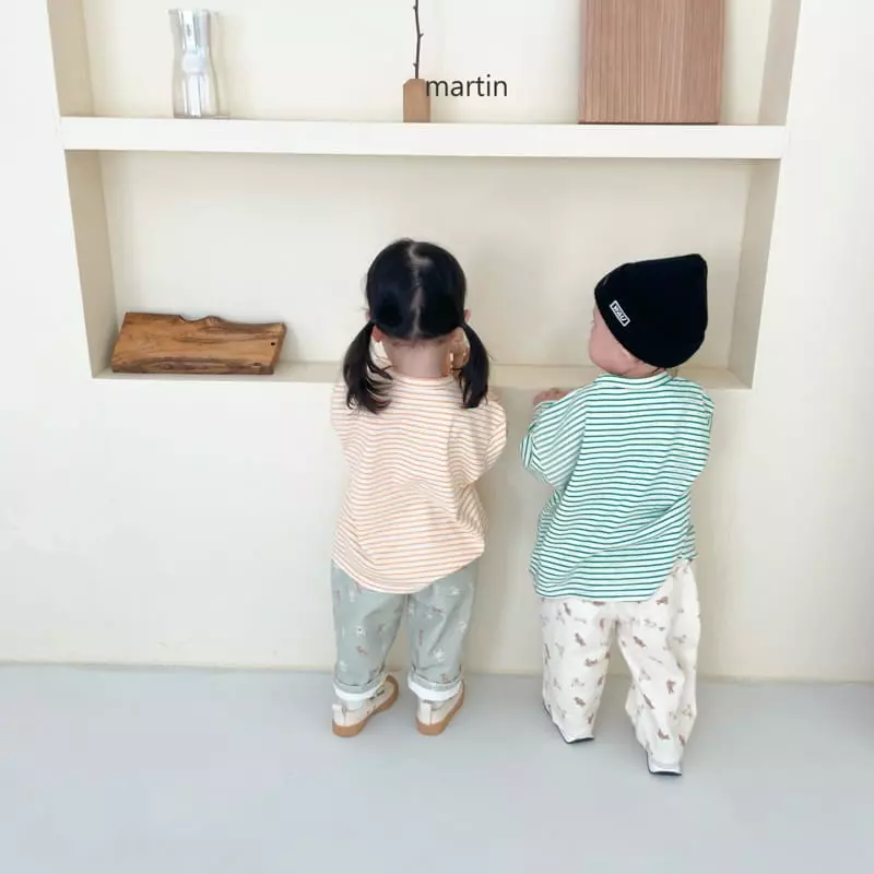 Martin - Korean Children Fashion - #littlefashionista - Stripes Tee - 4