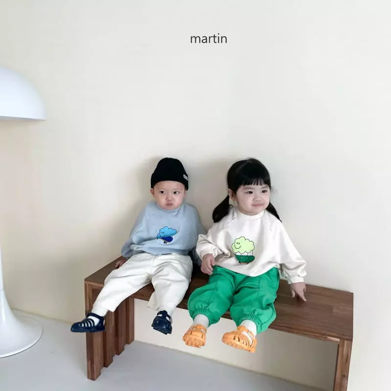 Martin - Korean Children Fashion - #minifashionista - Cloud Board Sweatshirt