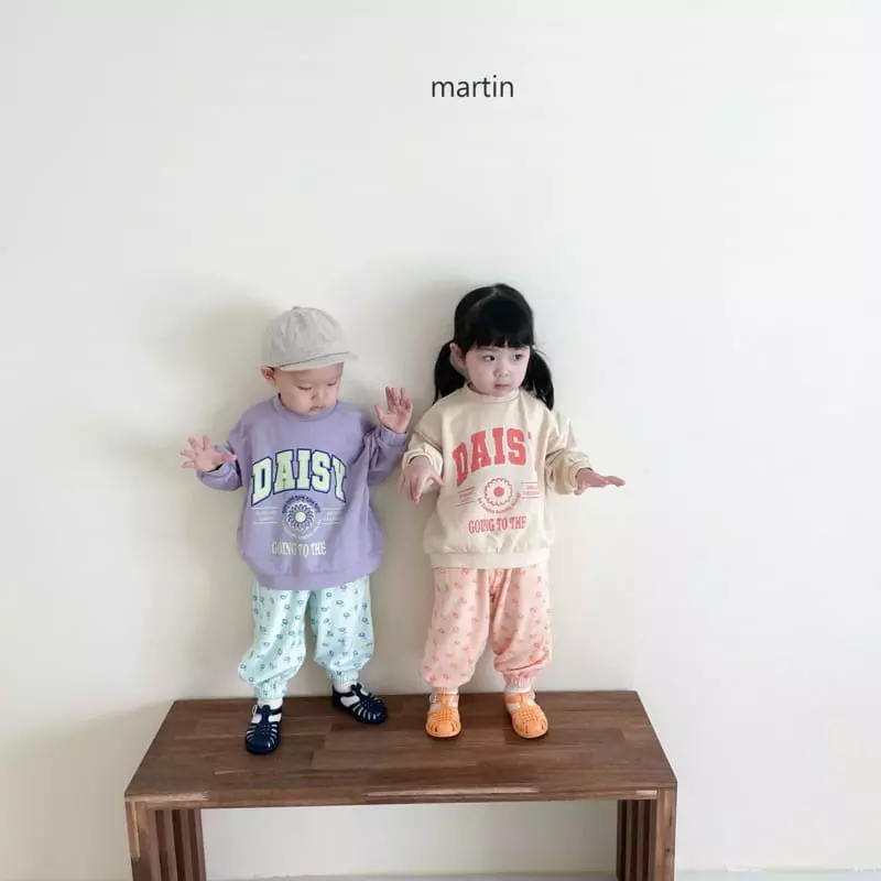 Martin - Korean Children Fashion - #minifashionista - Daisy Towel Jogger Pants - 6
