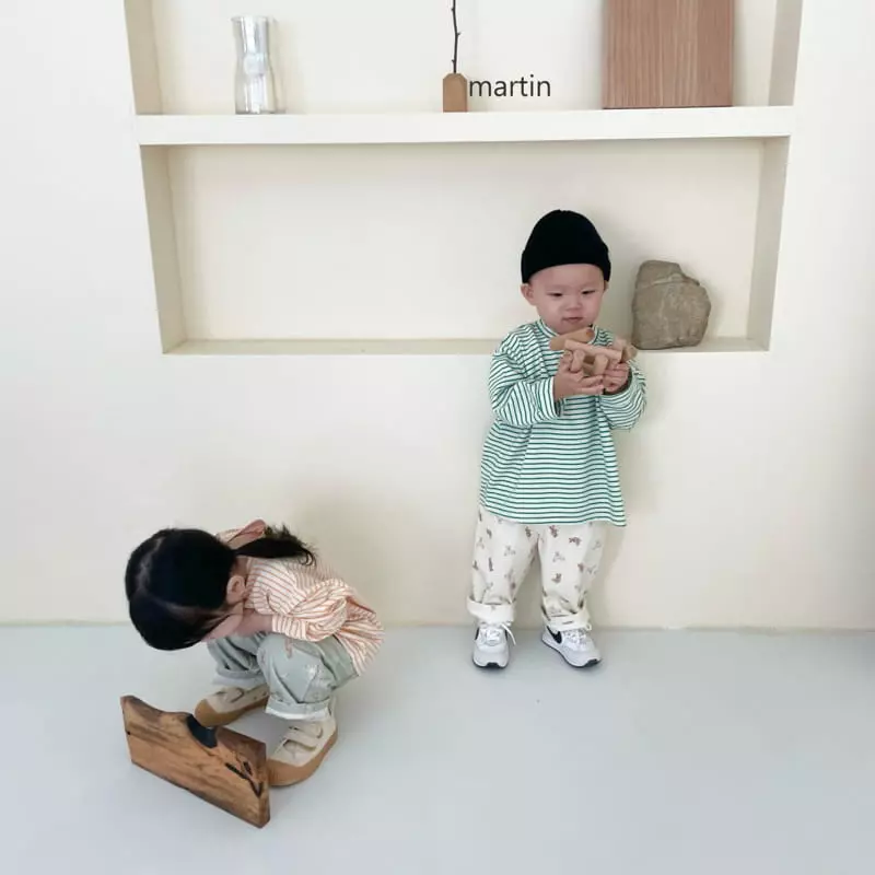 Martin - Korean Children Fashion - #minifashionista - Stripes Tee - 5