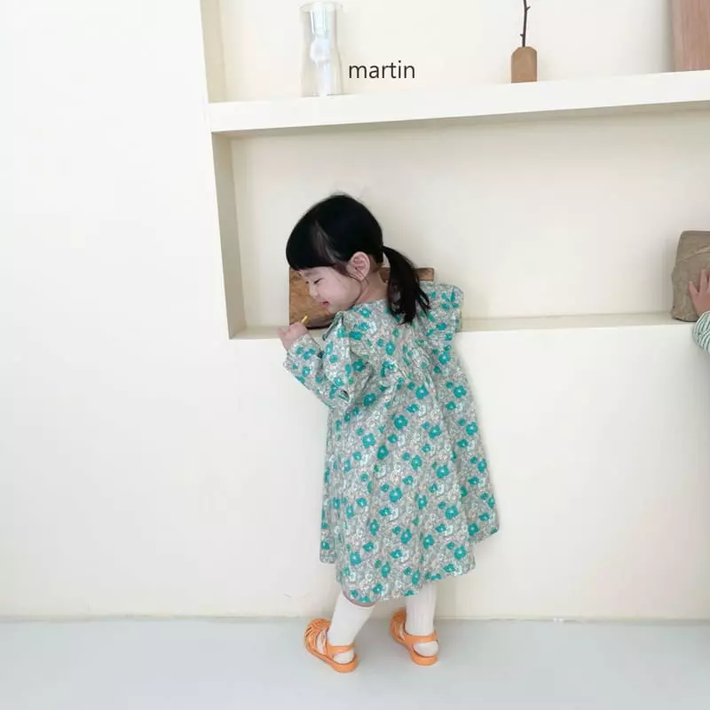 Martin - Korean Children Fashion - #stylishchildhood - Flower Puff One-piece - 8