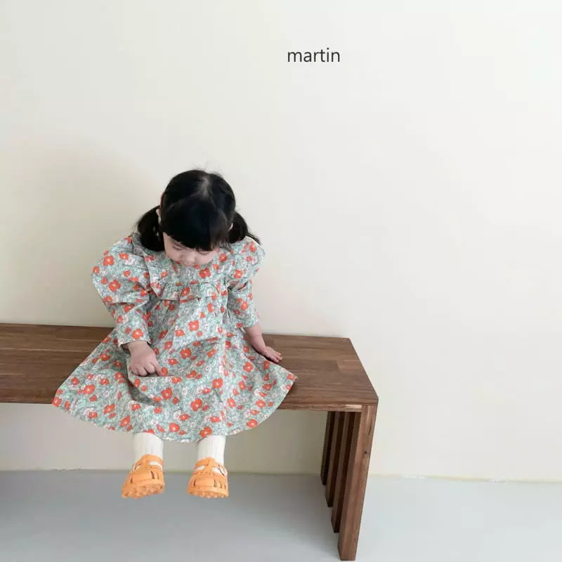 Martin - Korean Children Fashion - #todddlerfashion - Flower Puff One-piece - 6