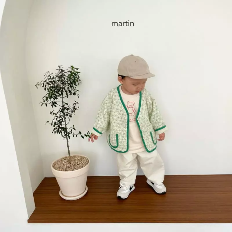 Martin - Korean Children Fashion - #prettylittlegirls - Flower Paint Cardigan - 4