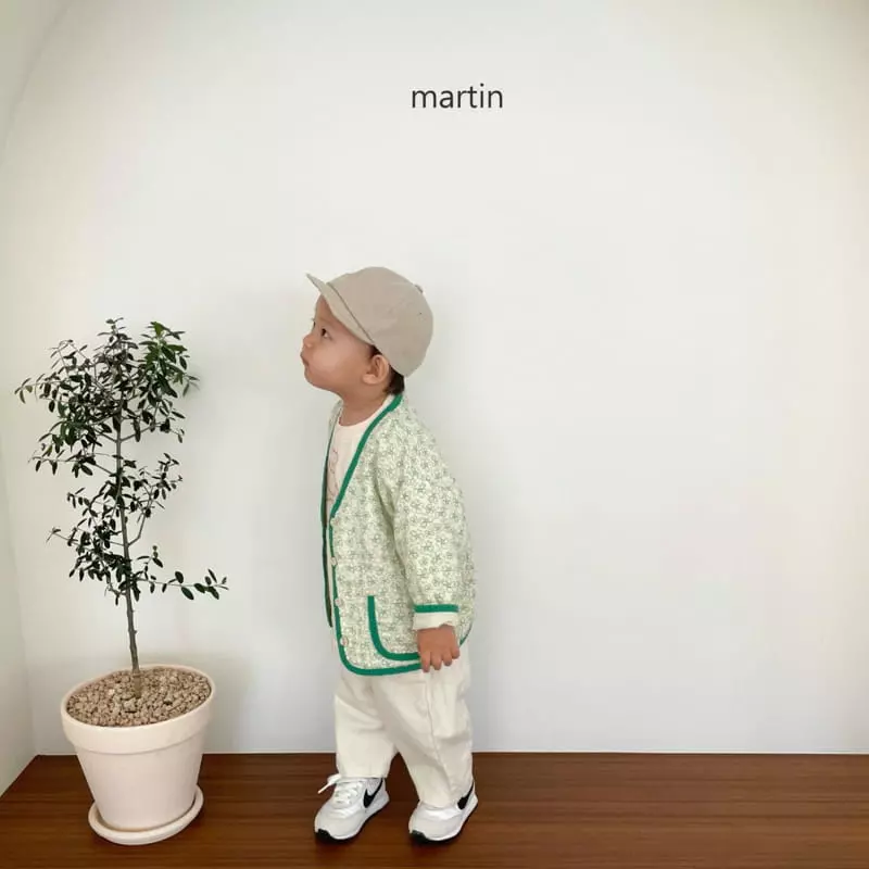 Martin - Korean Children Fashion - #toddlerclothing - Flower Paint Cardigan - 5