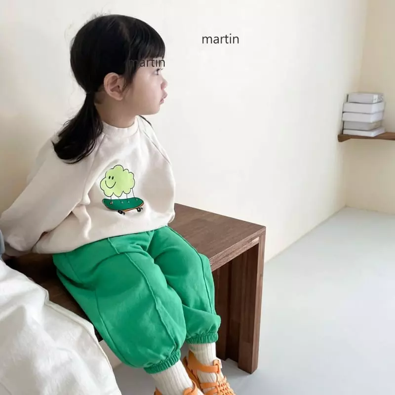 Martin - Korean Children Fashion - #todddlerfashion - Cloud Board Sweatshirt - 4