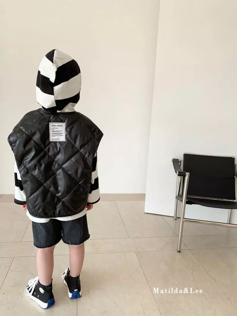 Matilda & Lee - Korean Children Fashion - #Kfashion4kids - Stripe Label Hoody - 10