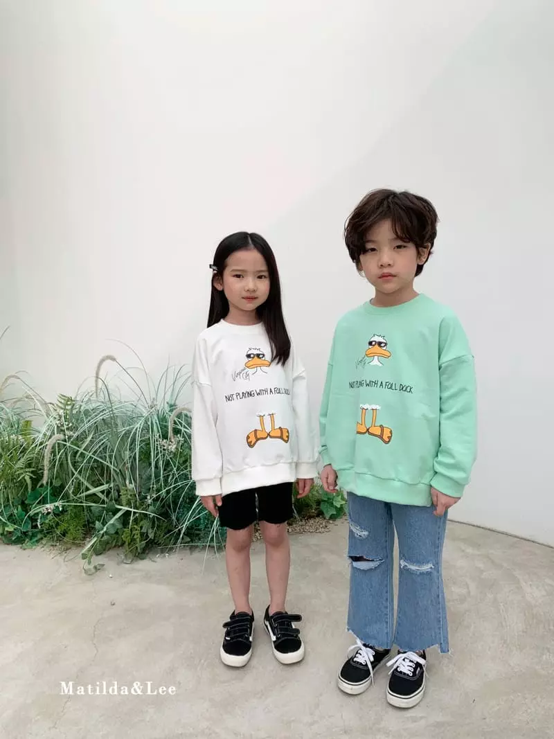 Matilda & Lee - Korean Children Fashion - #Kfashion4kids - Duck Sweatshirt - 6