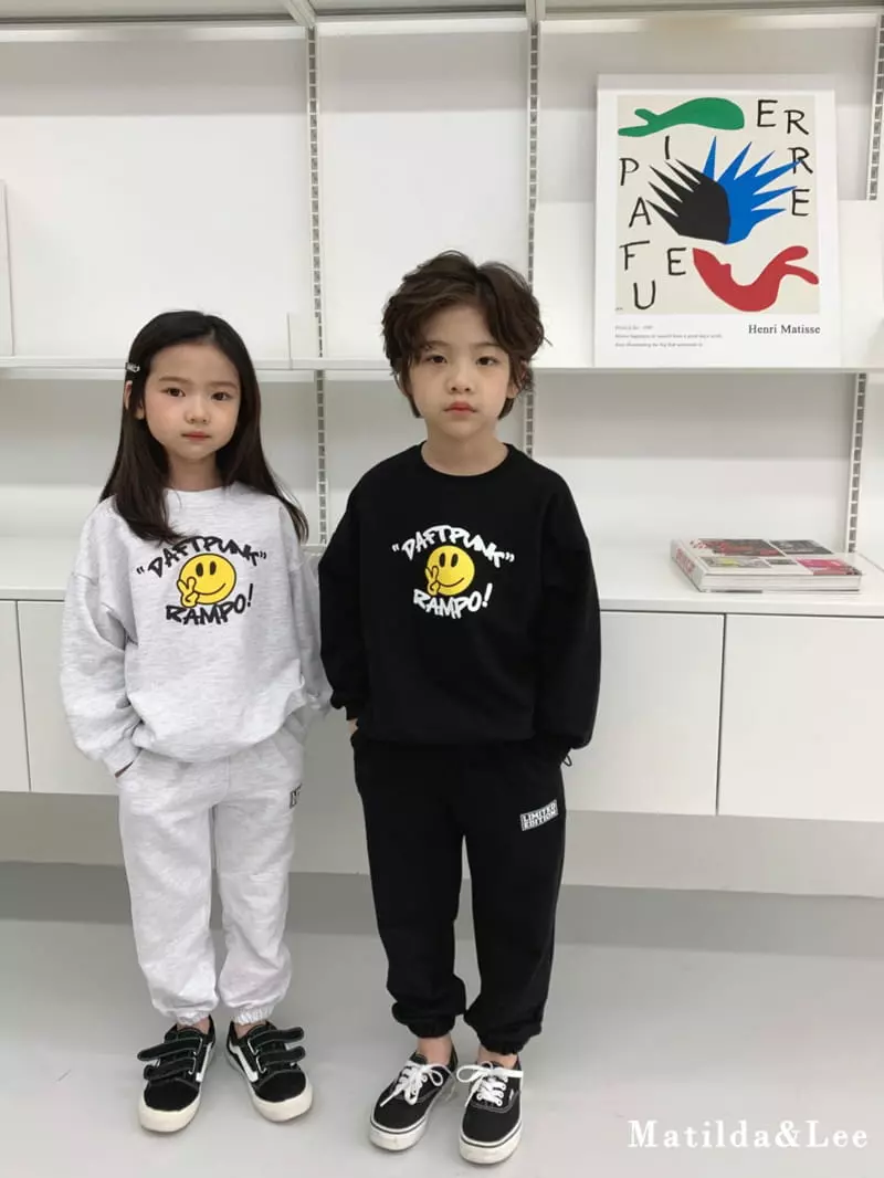 Matilda & Lee - Korean Children Fashion - #Kfashion4kids - Smile String Top Bottom Set