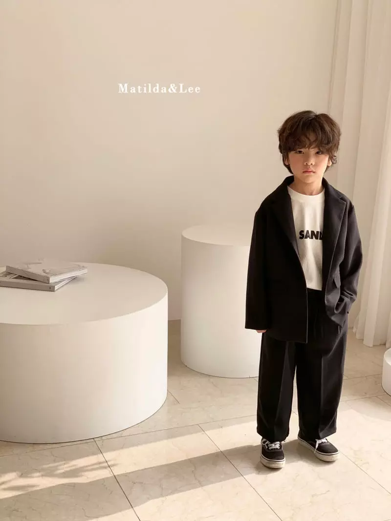 Matilda & Lee - Korean Children Fashion - #childofig - Label Boxy Jacket - 3