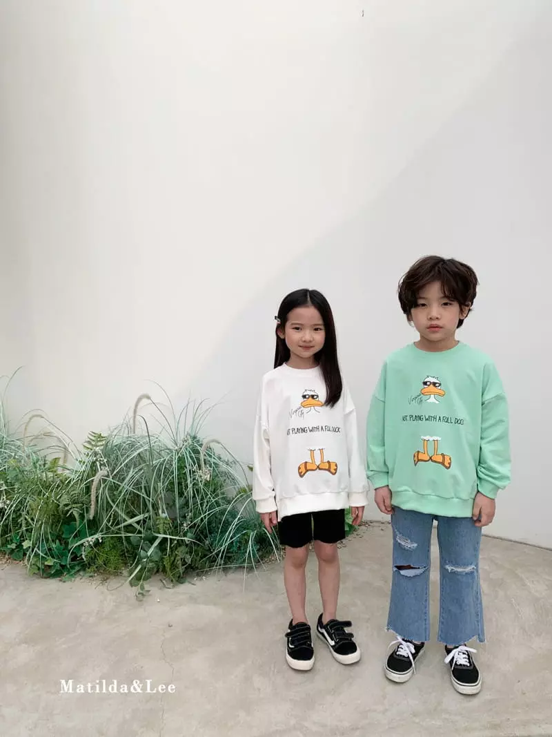Matilda & Lee - Korean Children Fashion - #childofig - Duck Sweatshirt - 11