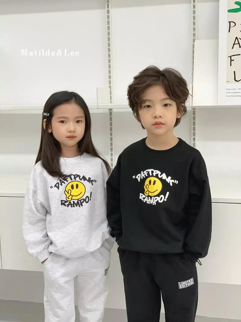 Matilda & Lee - Korean Children Fashion - #childofig - Smile String Top Bottom Set - 6