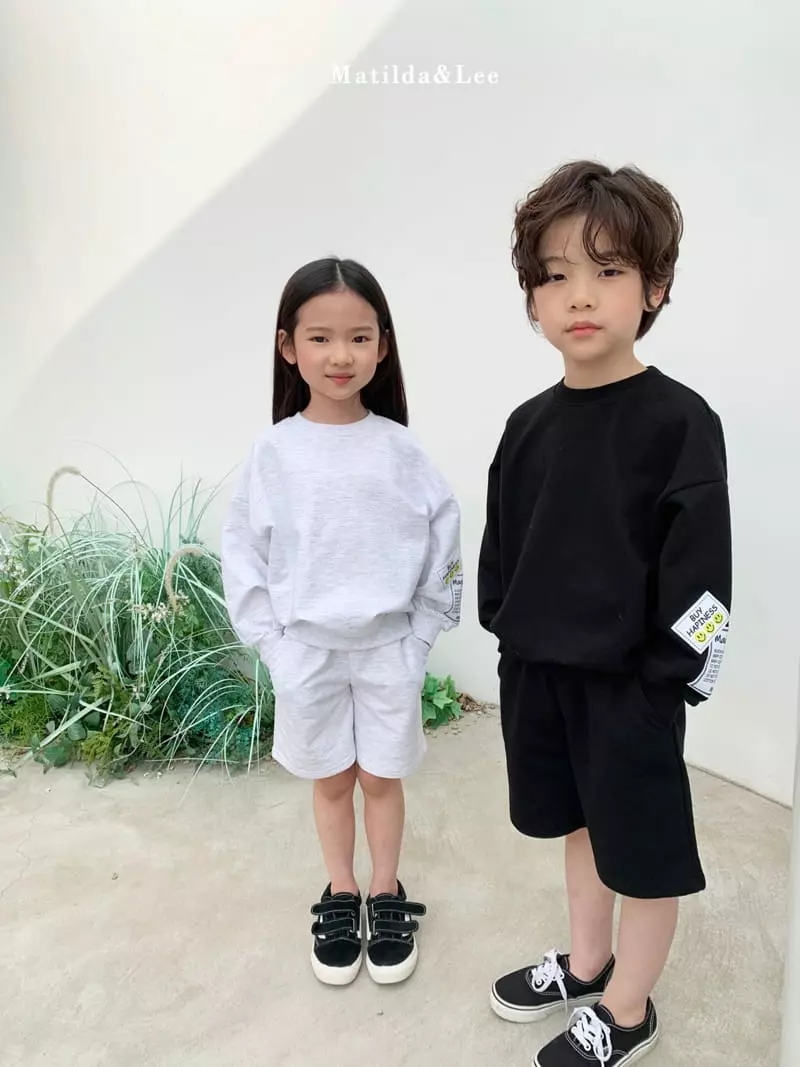 Matilda & Lee - Korean Children Fashion - #childrensboutique - Patch Top Short Set