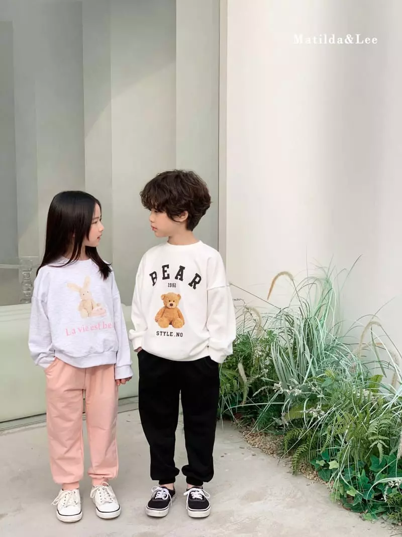 Matilda & Lee - Korean Children Fashion - #designkidswear - Bear Sweatshirt - 3