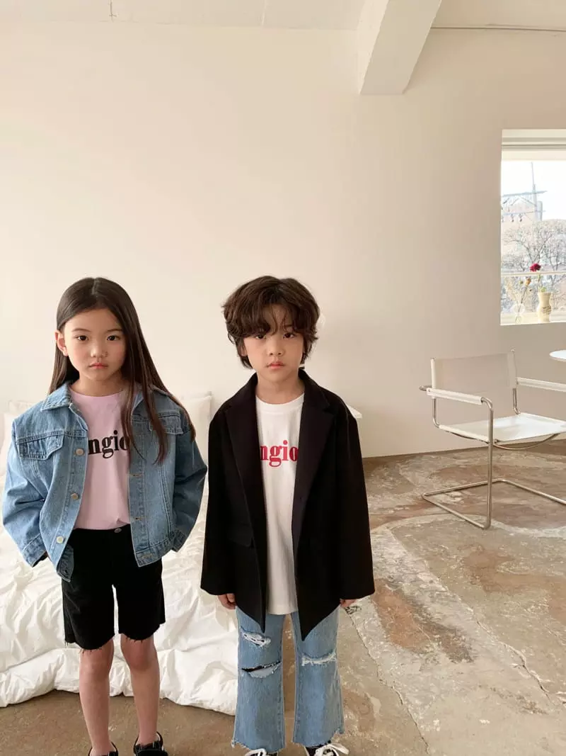 Matilda & Lee - Korean Children Fashion - #designkidswear - Buon Giorno Tee