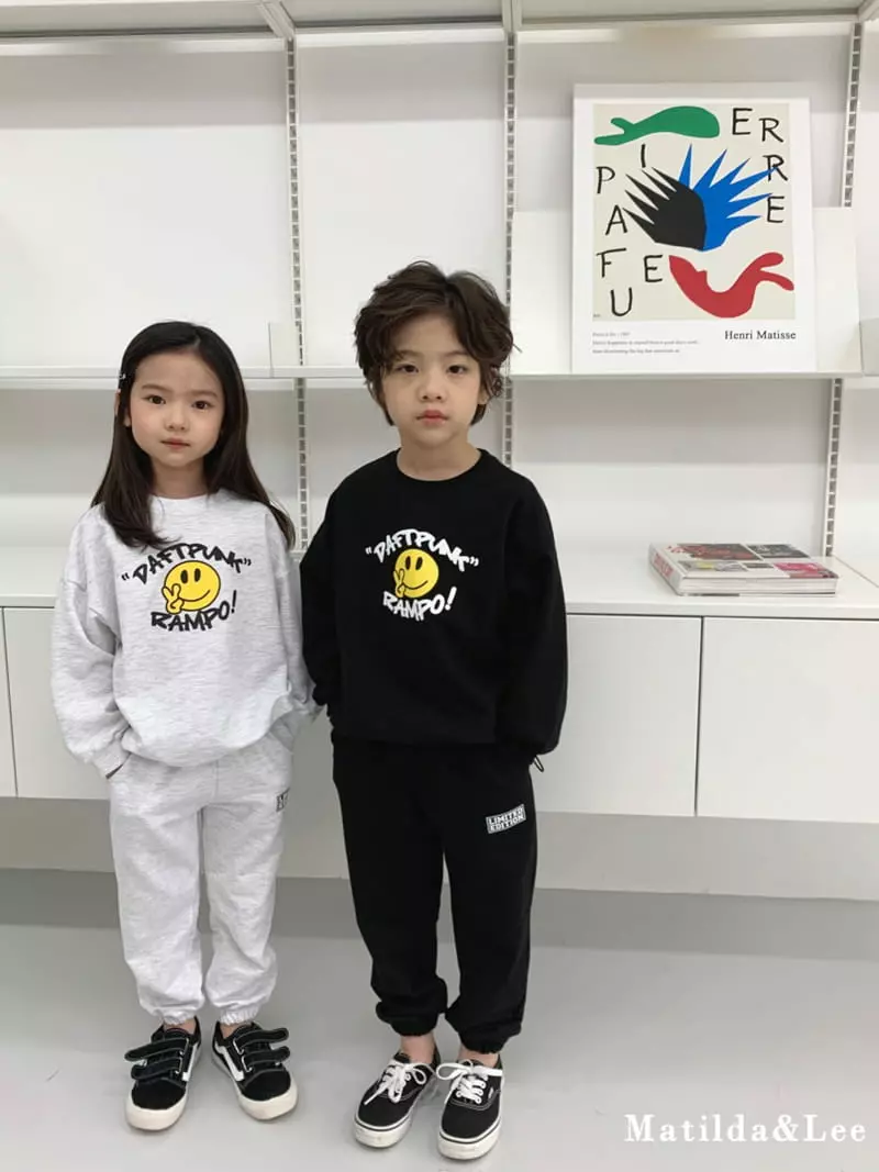 Matilda & Lee - Korean Children Fashion - #designkidswear - Smile String Top Bottom Set - 9