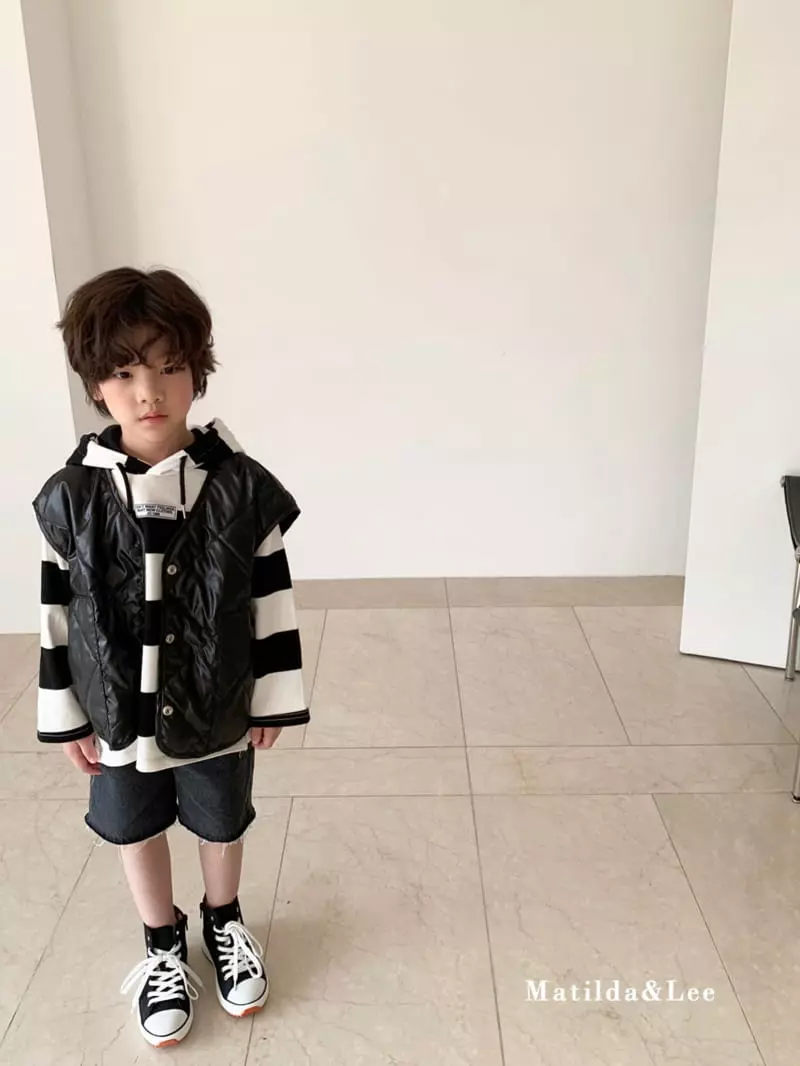 Matilda & Lee - Korean Children Fashion - #discoveringself - Stripe Label Hoody - 5