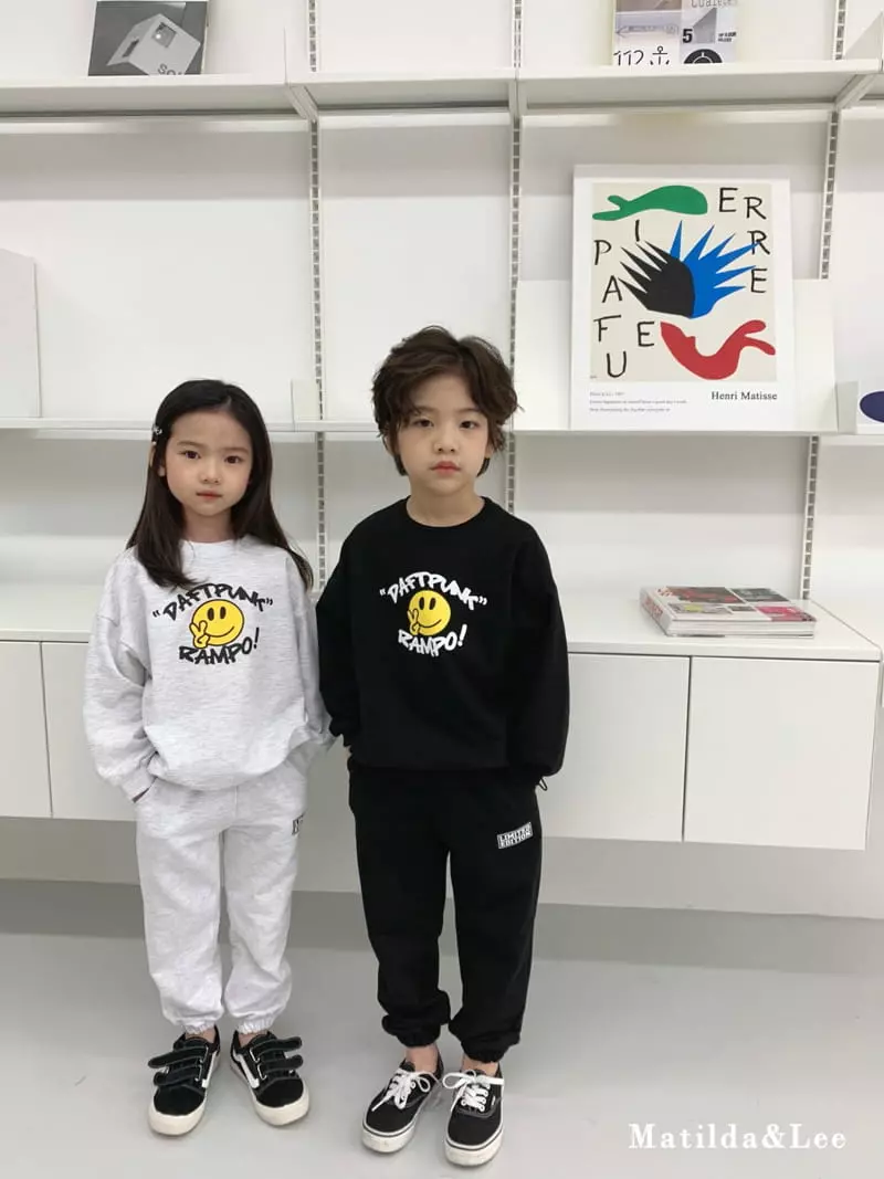 Matilda & Lee - Korean Children Fashion - #discoveringself - Smile String Top Bottom Set - 10