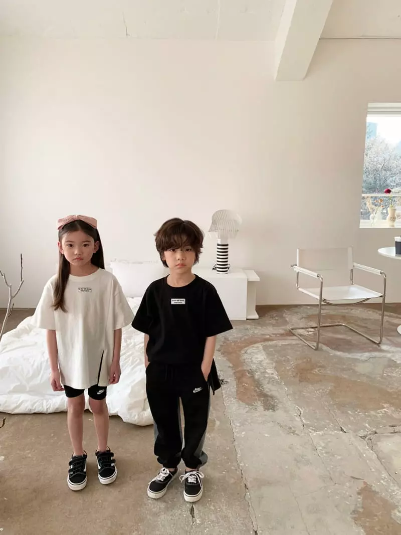 Matilda & Lee - Korean Children Fashion - #kidsshorts - BE Slit Long Tee