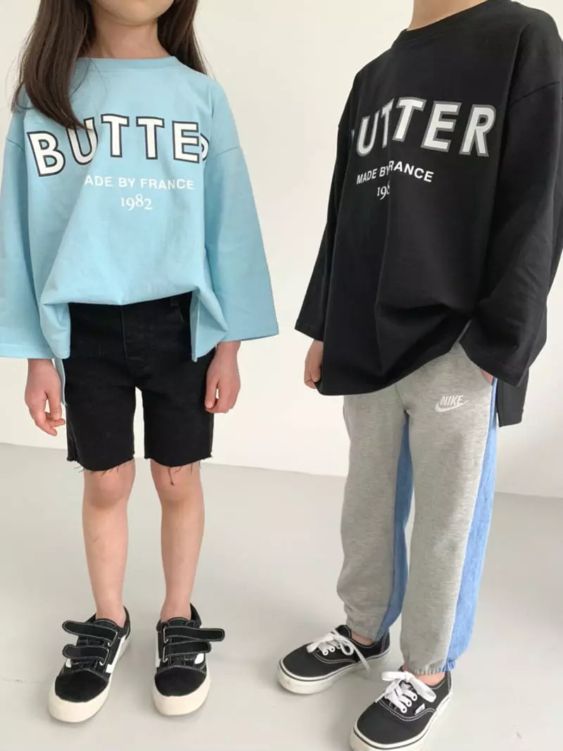 Matilda & Lee - Korean Children Fashion - #kidsshorts - Butter Slit Tee - 9