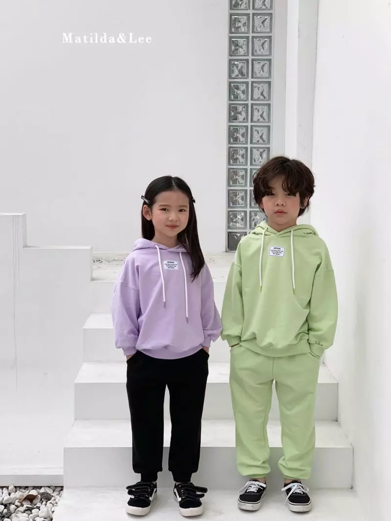 Matilda & Lee - Korean Children Fashion - #kidsstore - Spring Label Hoody - 3