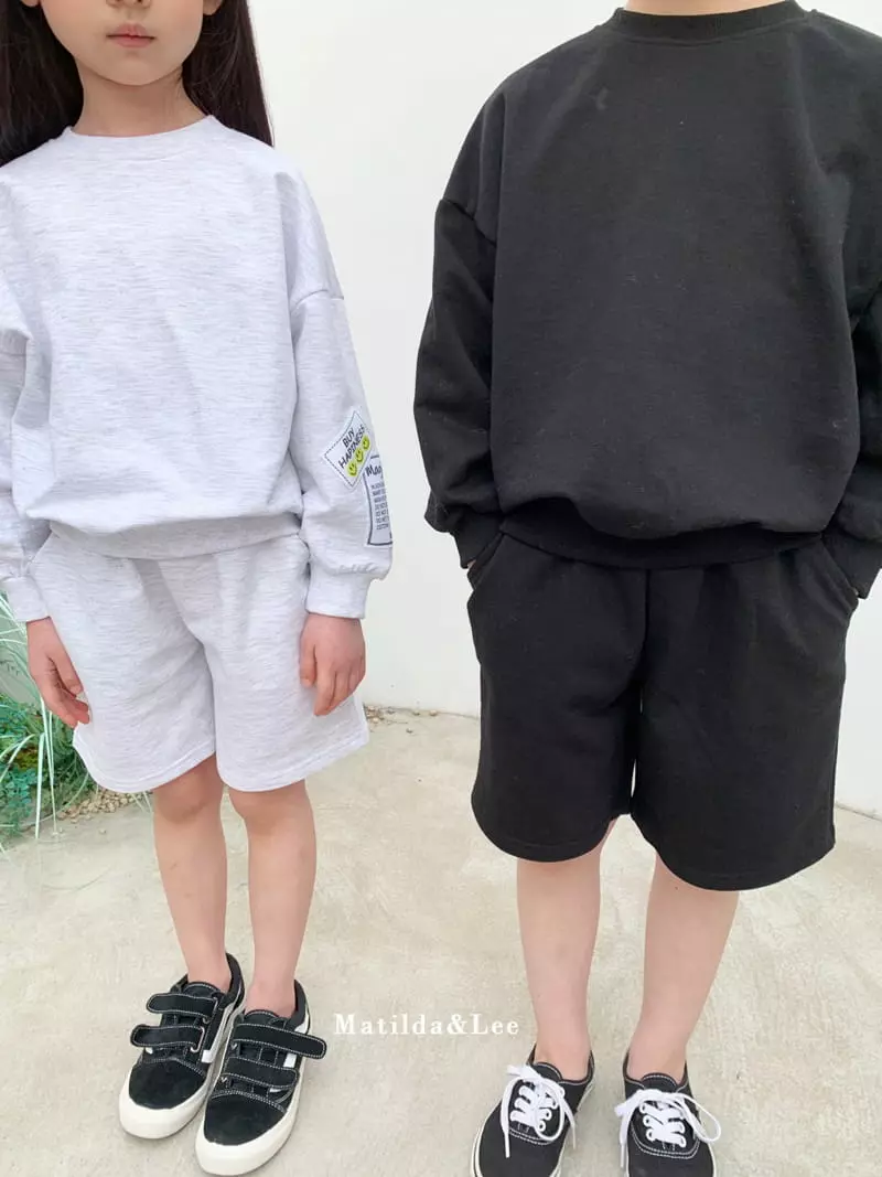 Matilda & Lee - Korean Children Fashion - #kidzfashiontrend - Patch Top Short Set - 7