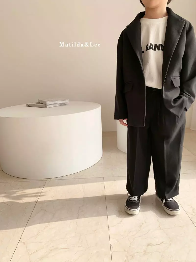 Matilda & Lee - Korean Children Fashion - #littlefashionista - Label Boxy Jacket - 12