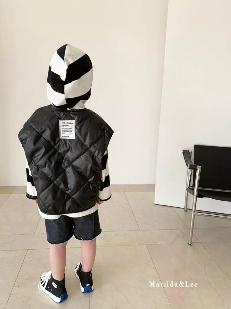 Matilda & Lee - Korean Children Fashion - #magicofchildhood - Stripe Label Hoody - 12