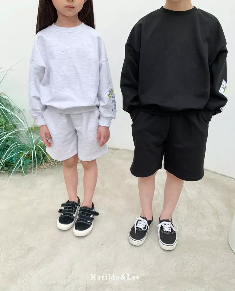 Matilda & Lee - Korean Children Fashion - #minifashionista - Patch Top Short Set - 11