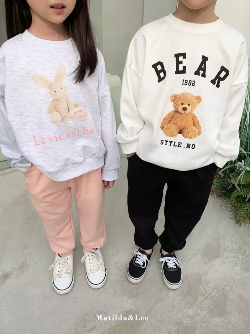 Matilda & Lee - Korean Children Fashion - #minifashionista - Bear Sweatshirt - 12