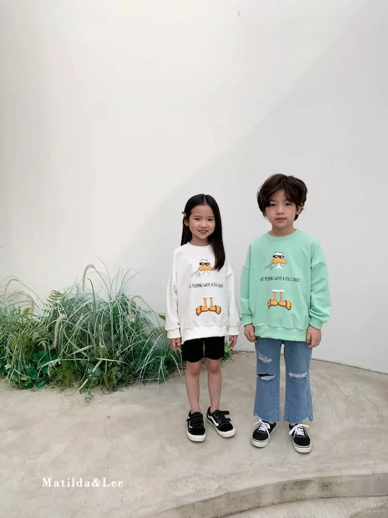 Matilda & Lee - Korean Children Fashion - #minifashionista - Duck Sweatshirt - 9