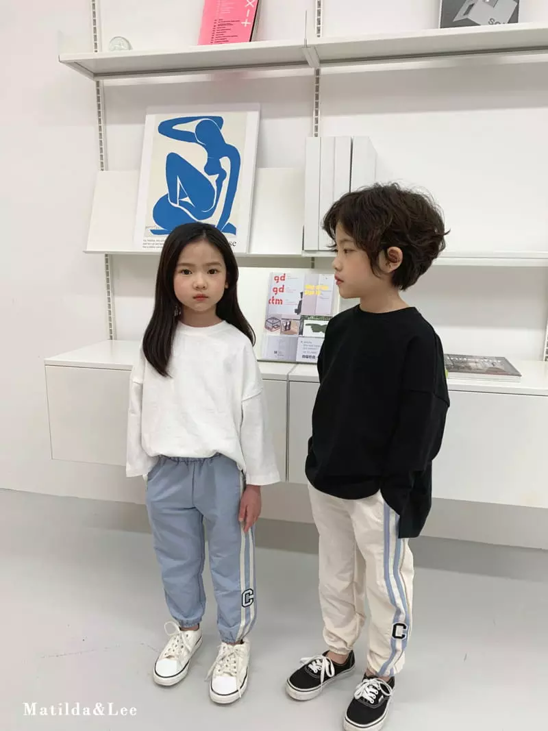 Matilda & Lee - Korean Children Fashion - #minifashionista - C Patch Pants - 3