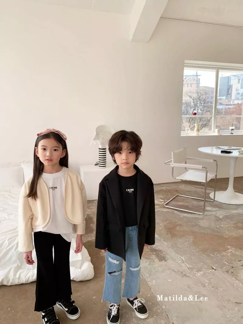 Matilda & Lee - Korean Children Fashion - #minifashionista - Slit Rib Pants - 4