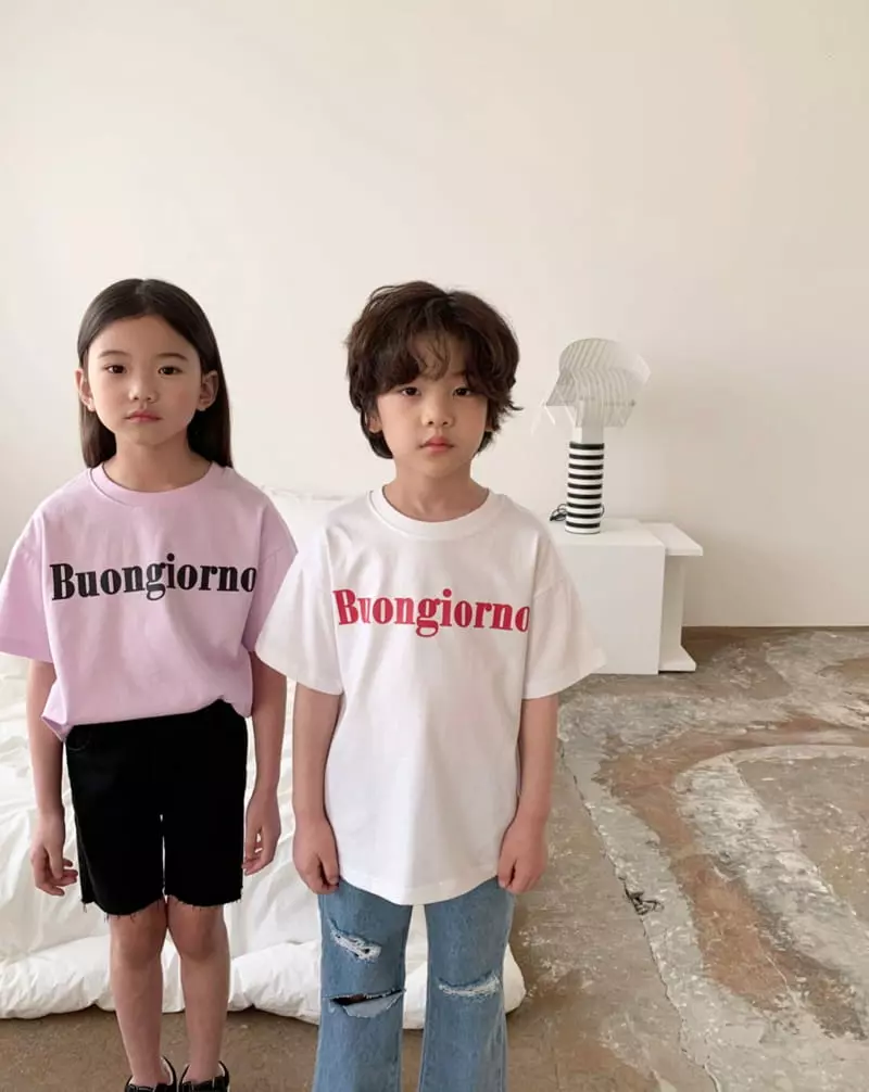 Matilda & Lee - Korean Children Fashion - #prettylittlegirls - Buon Giorno Tee - 11