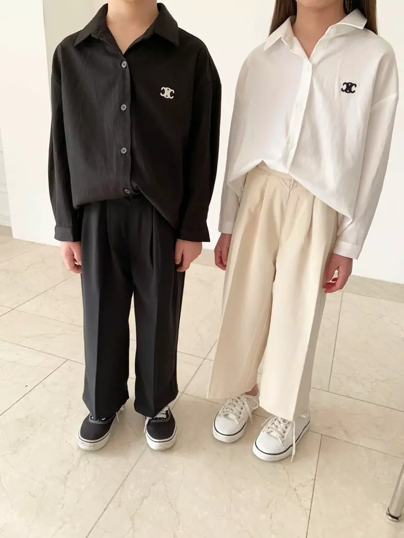 Matilda & Lee - Korean Children Fashion - #stylishchildhood - Pintuck Wide Pants - 11