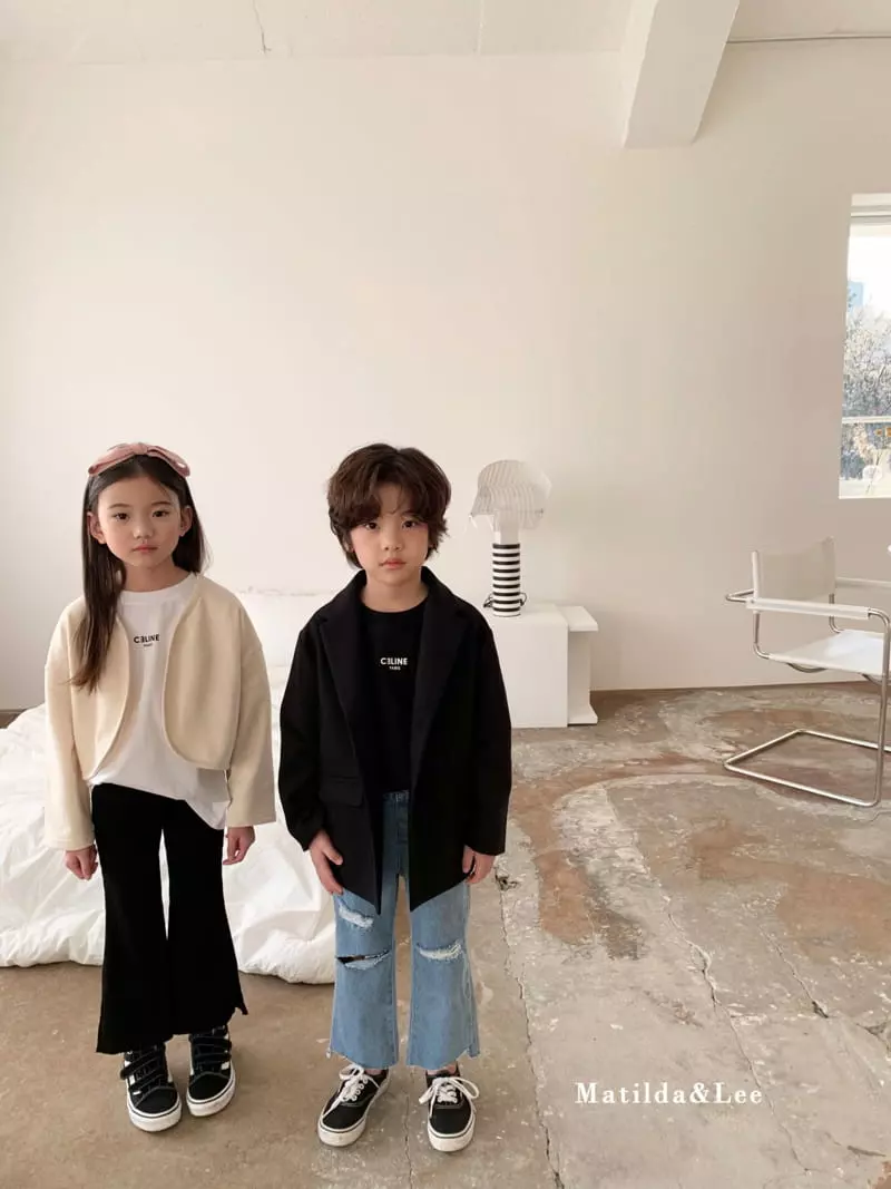Matilda & Lee - Korean Children Fashion - #stylishchildhood - Slit Rib Pants - 7