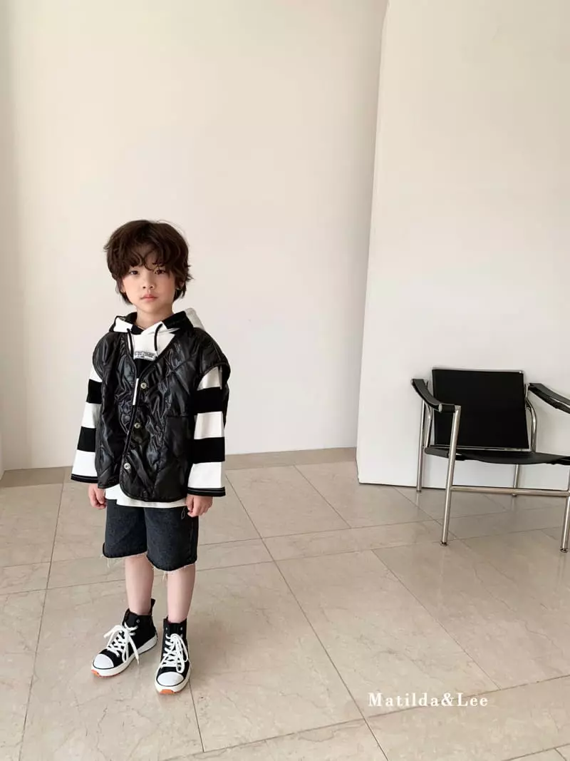 Matilda & Lee - Korean Children Fashion - #stylishchildhood - Stripe Label Hoody