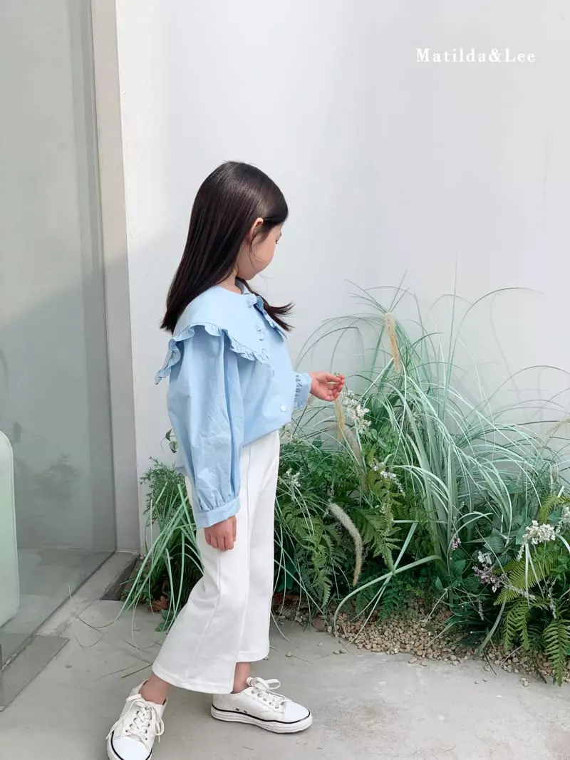 Matilda & Lee - Korean Children Fashion - #todddlerfashion - Collar Blouse - 2