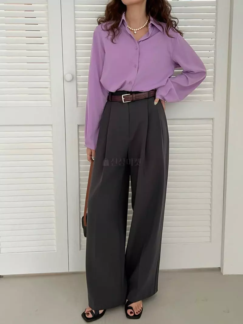 Mellor - Korean Women Fashion - #womensfashion - Side Pants - 4