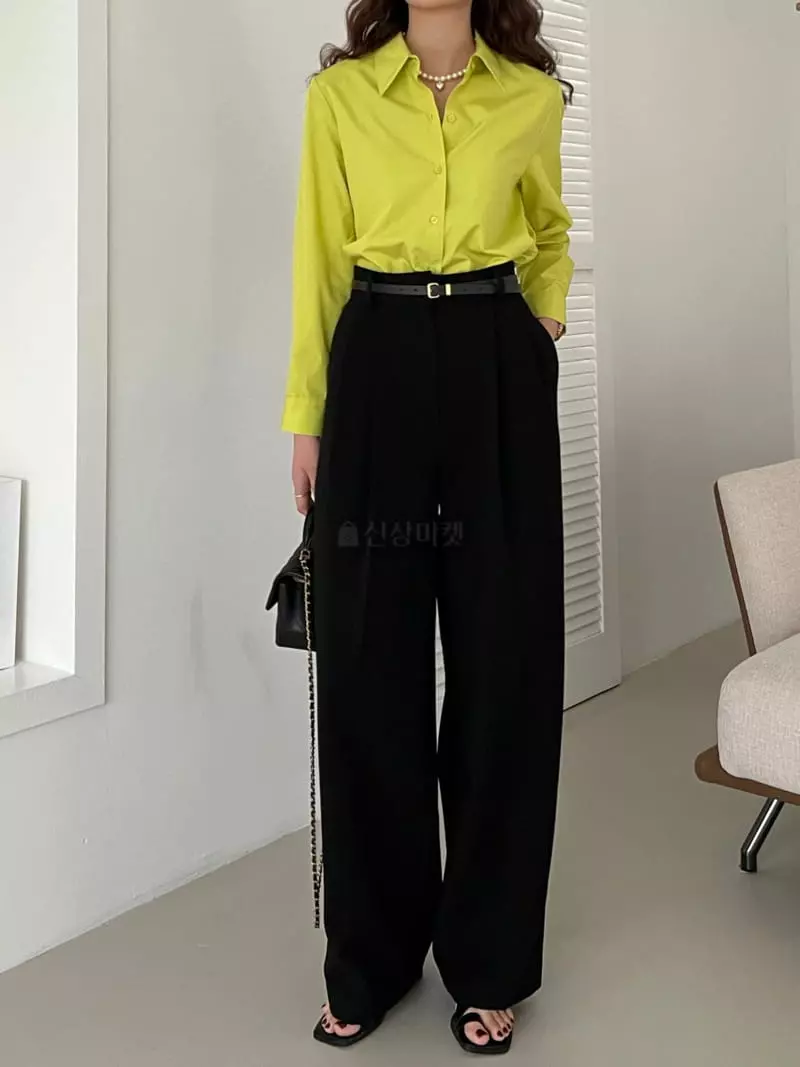 Mellor - Korean Women Fashion - #momslook - Silky Shirt
