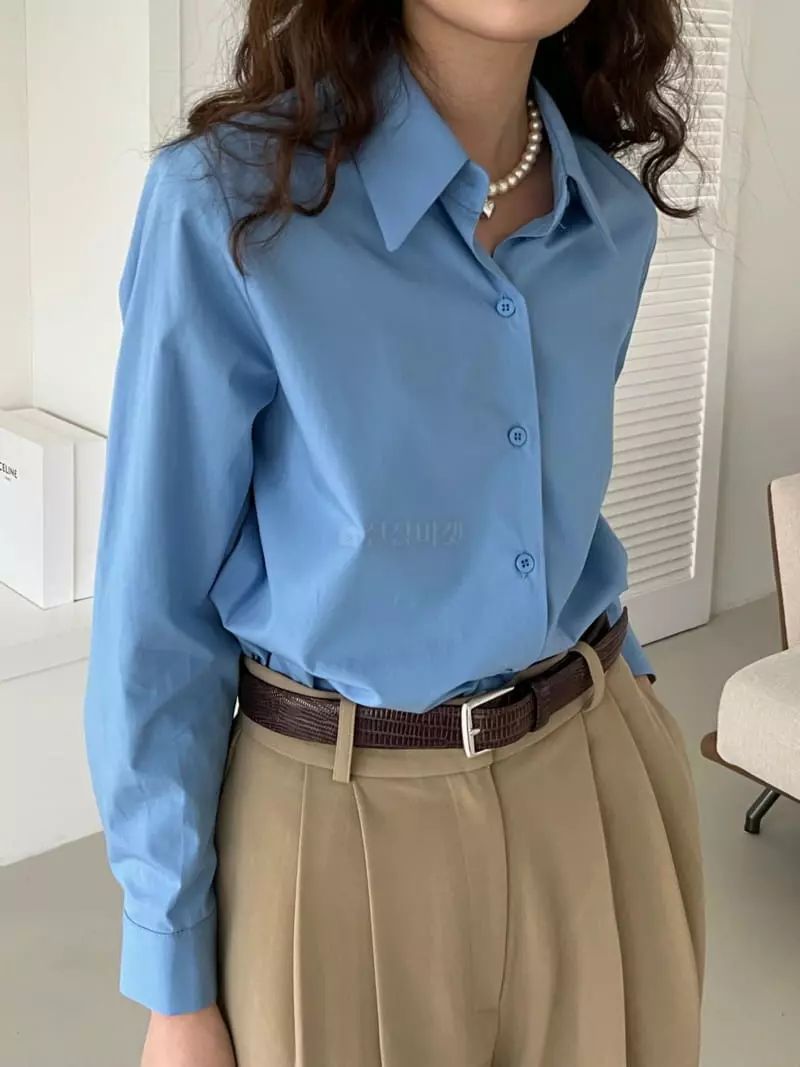 Mellor - Korean Women Fashion - #momslook - Silky Shirt - 3