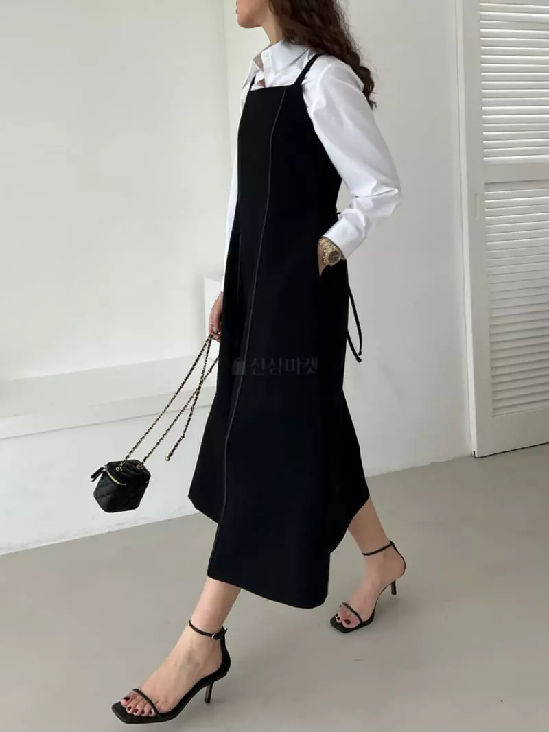 Mellor - Korean Women Fashion - #momslook - Stitch One-piece - 2