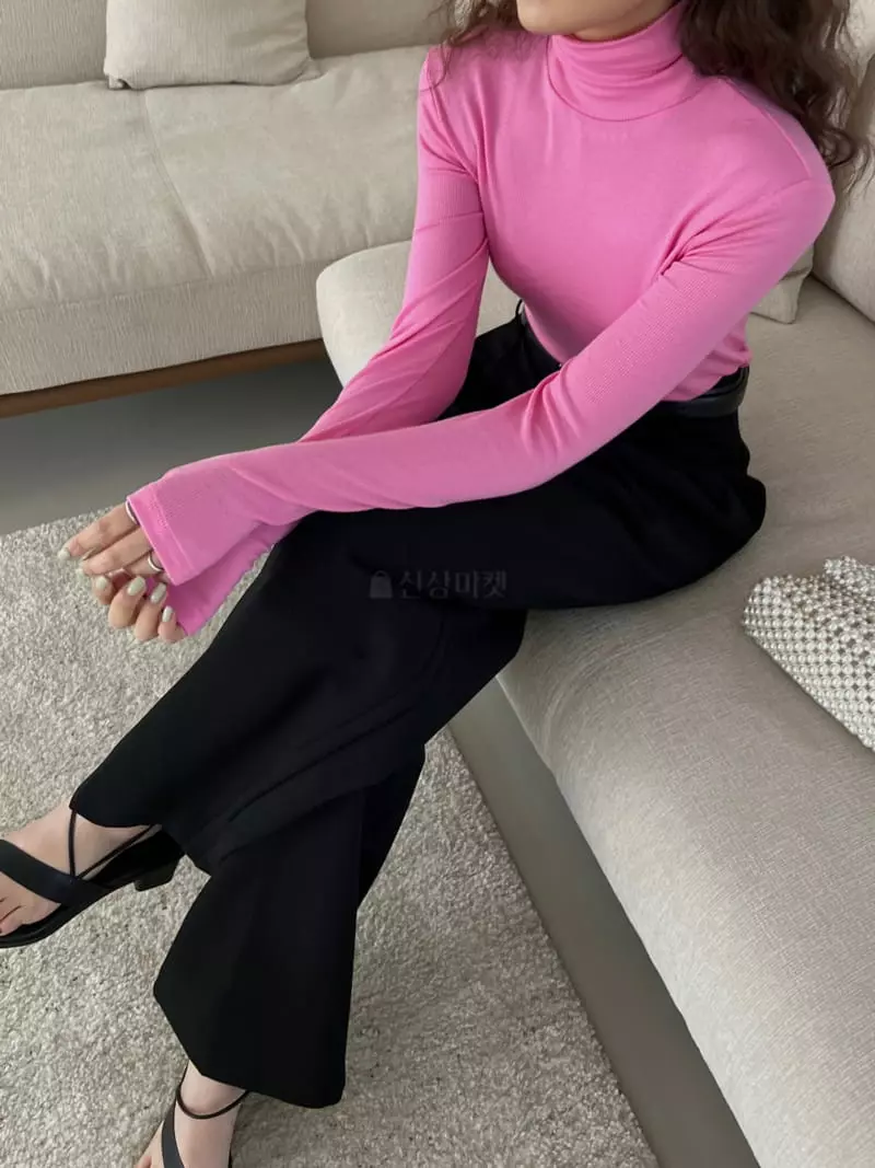 Mellor - Korean Women Fashion - #momslook - Tencel Turtleneck 