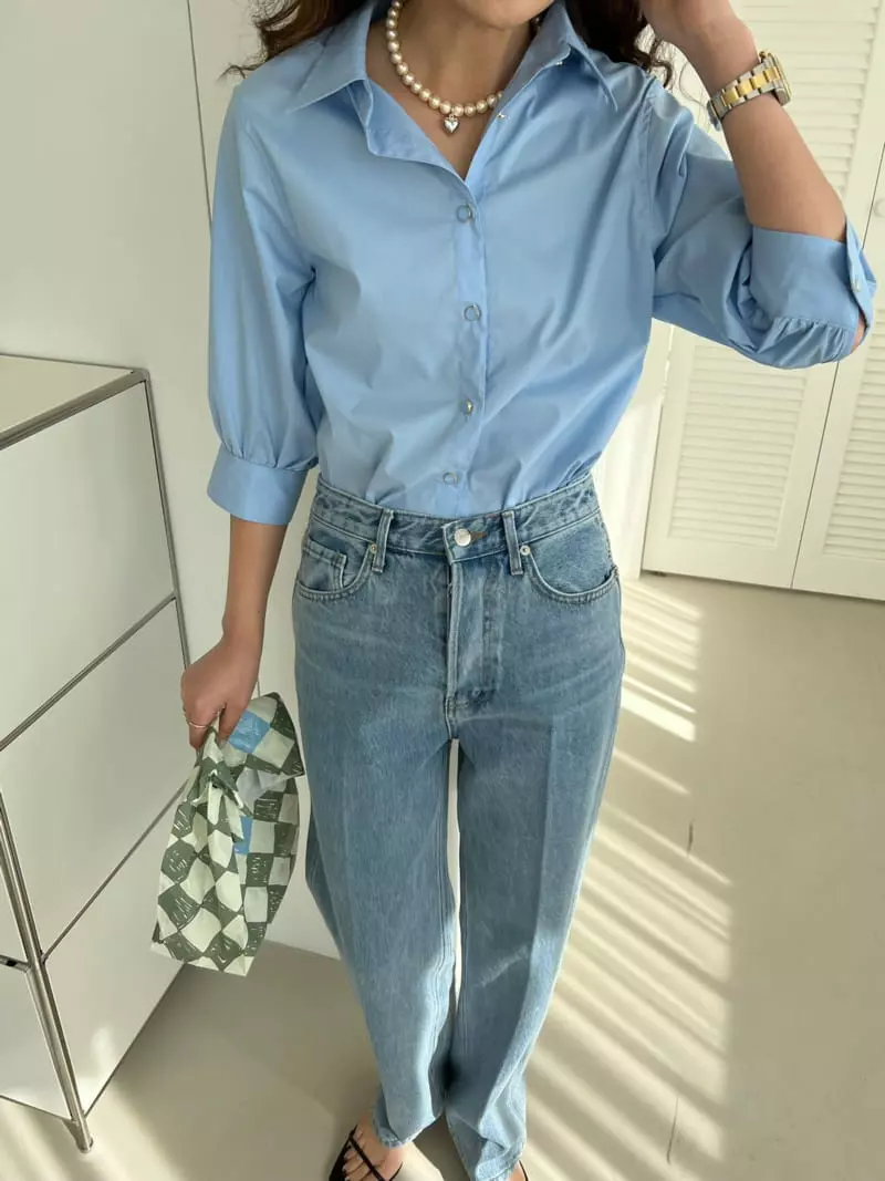 Mellor - Korean Women Fashion - #shopsmall - Ray Blouse - 2